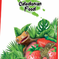 Caledonian Food - Alimento completo en polvo para geckos crestados y reptiles frugívoros, disponible en varios sabores.