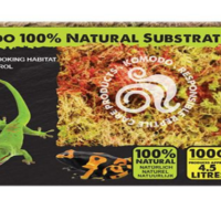 Musgo Natural para Terrarios en presentación de 4,5L, sustrato ideal para reptiles.